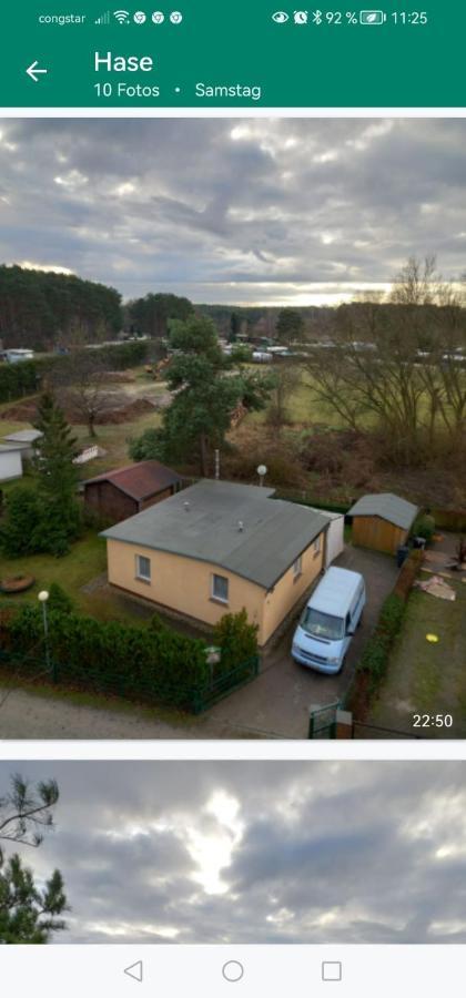 Spreewaldhaeuser Golinski Mit Kamin Am Neuendorfer See Alt Schadow Kültér fotó