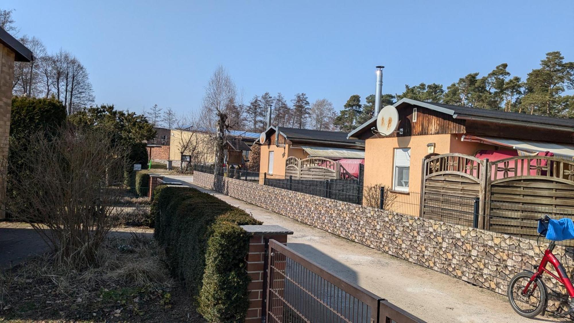 Spreewaldhaeuser Golinski Mit Kamin Am Neuendorfer See Alt Schadow Kültér fotó