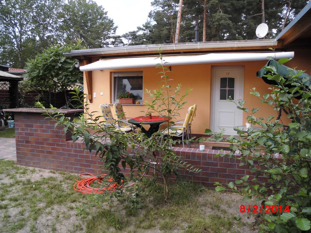 Spreewaldhaeuser Golinski Mit Kamin Am Neuendorfer See Alt Schadow Kültér fotó
