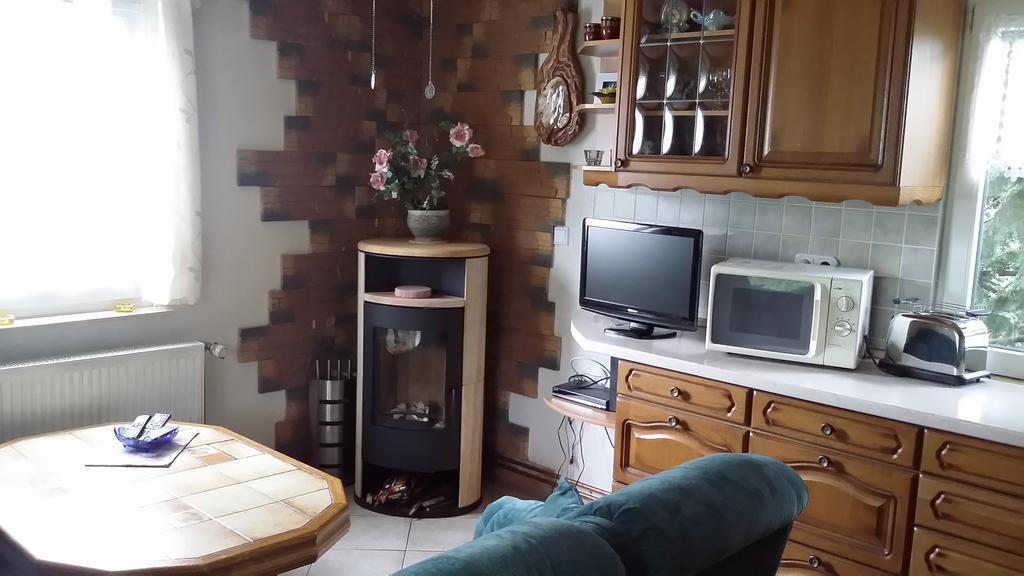 Spreewaldhaeuser Golinski Mit Kamin Am Neuendorfer See Alt Schadow Kültér fotó